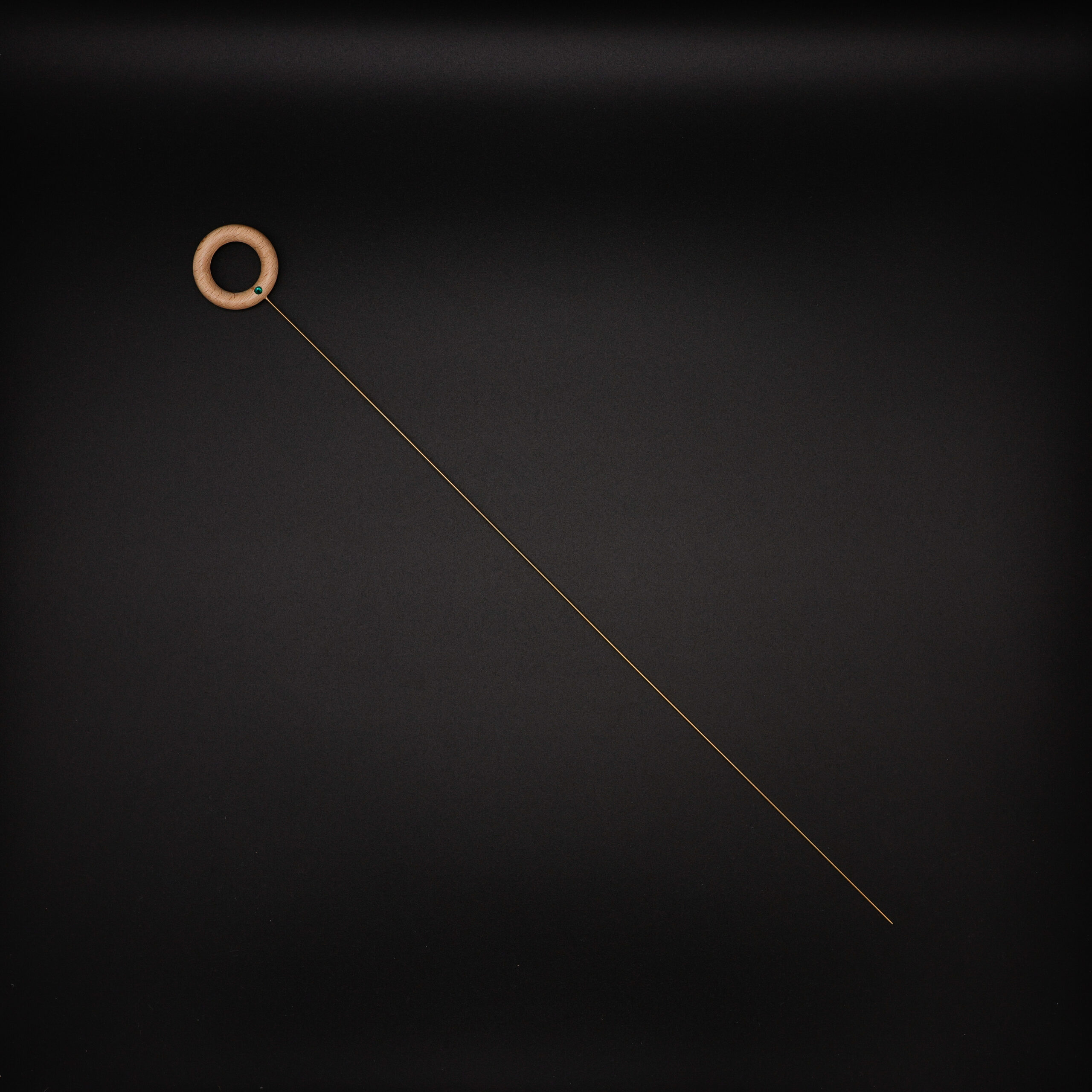 Ersatzantenne mit Holzring