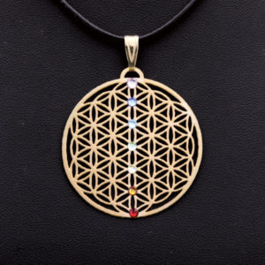 Amulett "Chakra" vergoldet 2,5cm