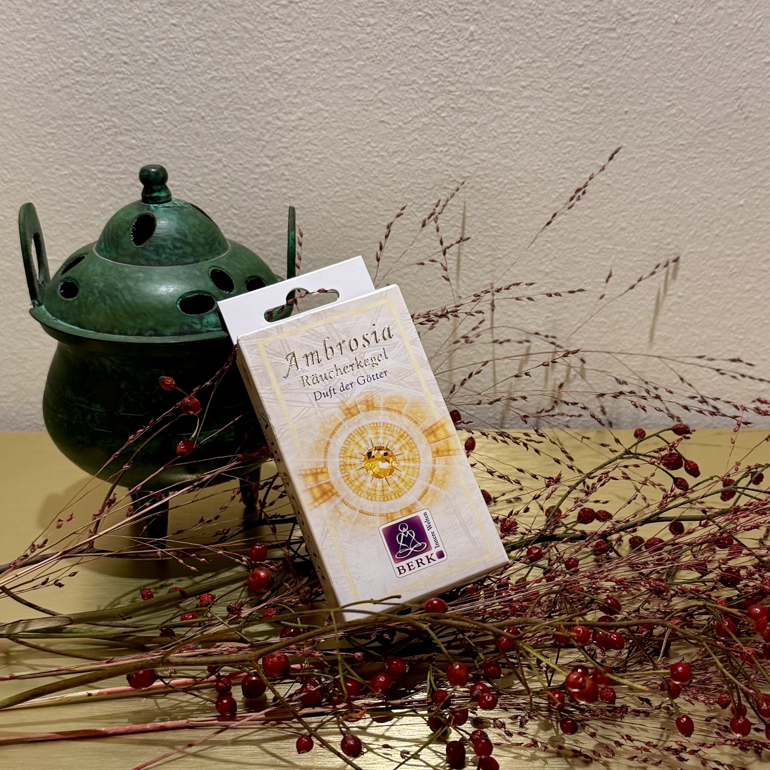 Räucherpyramide Ambrosia